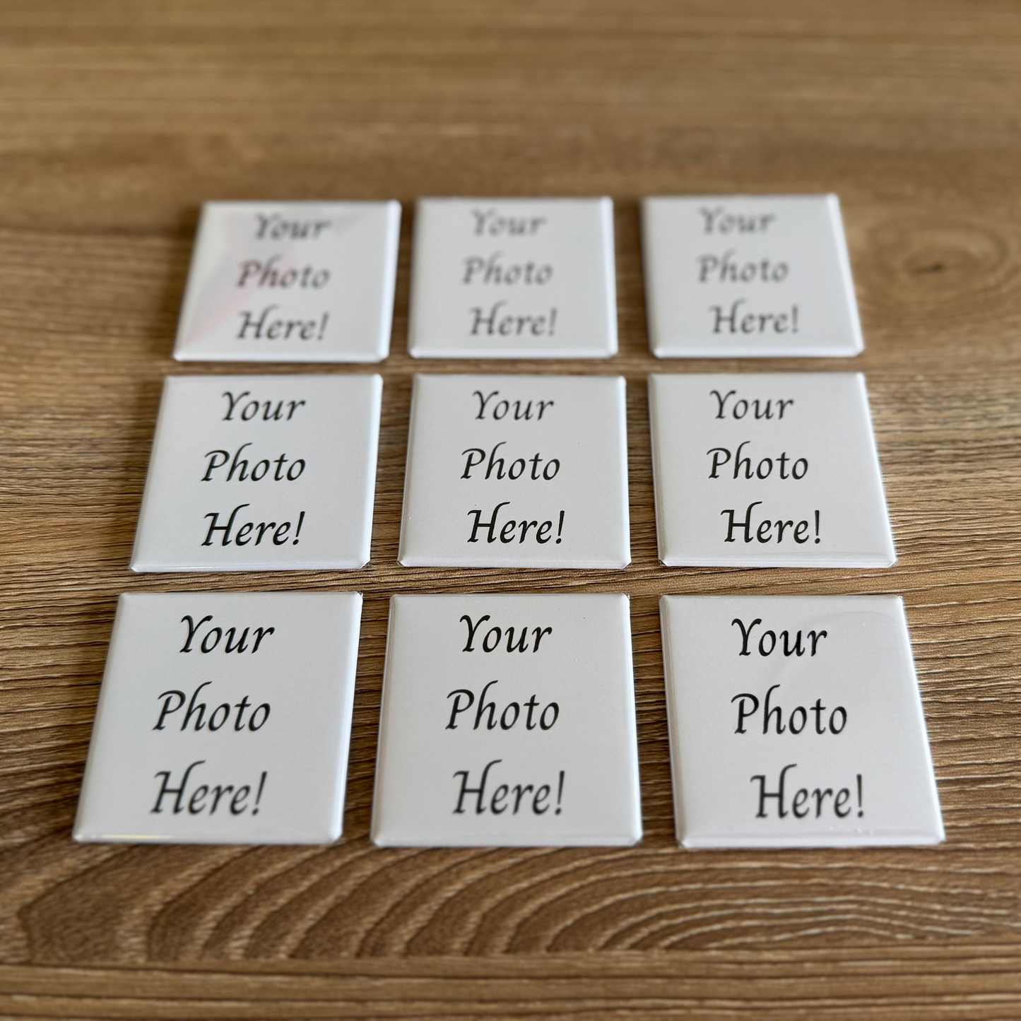 Set of 9 - Custom Photo Magnets
