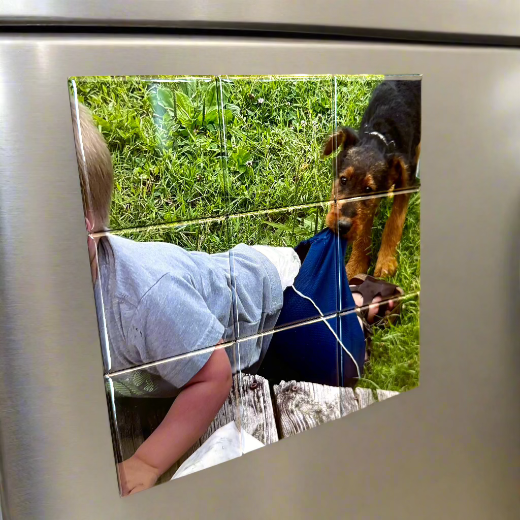 Custom 9 - Piece Puzzle Magnet Set