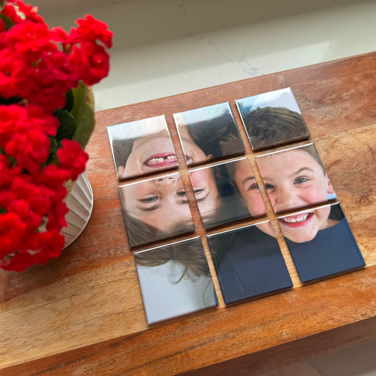 Custom 9 - Piece Puzzle Magnet Set